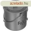 Fox Outdoor Fazk fedvel, kb. 1,1 L, titnium