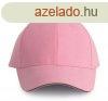 KP011 hat paneles Baseball sapka K-UP, Dark Pink/Slate Grey-