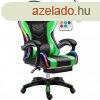 Likeregal 920 LED gamer szk lbtartval zld