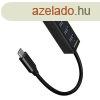 AXAGON HUE-M1C 4x USB3.2 Gen 1 MINI hub, metal, 20 cm USB-C 