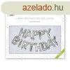 Lggmb, 40 cm, PUKKA PAD "Happy Birthday", ezst