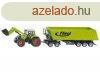 Claas Axion 850 traktor homlokrakodval, utnfutval, Fliegl