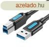 Vention COOBD USB 3.0 dugasz-USB-B dug kbel (0,5 m, fekete