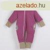 Meleg tavaszi kezeslbas kapucnival New Baby Spring purple-p