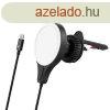ER POWER Car Charger with MagSafe 1,5 m, 15 W, fekete