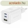 SWWISTEN hlzati adapter GaN 2x USB-C 65 W PD + 1x USB-A 18