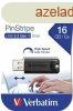 Pendrive, 16GB, USB 3.2, VERBATIM "Pinstripe", fek