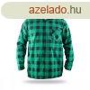 DEDRA Flanel ing zld, mret XXXL, 100% pamut