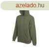 Fruit of the Loom F44 kapucnis pulver, HOODED SWEAT, Olive 