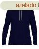 AN987 hossz ujj frfi kapucnis pl Anvil, Navy/Dark Grey-