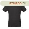 B&C B02E unisex rvid ujj pl, black - 3XL