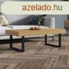 vilgosbarna s fekete MDF s vas dohnyzasztal 120x60x40 c