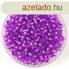 Preciosa cseh ksagyngy - Silver Lined Dyed Mauve - 10/0