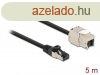 DeLock CAT6A S-FTP Patch Cable 5m Black