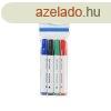 Flipchart marker kszlet, rostirn vizes kerek vg 3mm, Blu