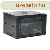 Rack szekrny 9U falra szerelhet 600x450