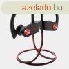 Letscom U8I Bluetooth 5.0 sztere sport piros-fekete headset