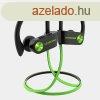 Letscom U8I Bluetooth 5.0 sztere sport zld-fekete headset 