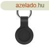 Szilikontok Tactical karabinerrel  AirTag, Fekete