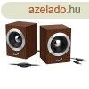 Genius Hangszr 2.0 - SP-HF280 (USB, 3W, Wood)