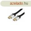 HDMI 2.1 kbel, Ultra High Speed, aranyozott, 1 m, EQUIP