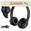 P47 Bluetooth-os akkus  fejhallgat headset MP3 lejtsz - f