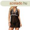 SUBBLIME BABYDOLL - FEHR VIRGOS CSIPKE FEKETE S/M