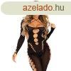 LEG AVENUE - VAKMER BOKA BODYSTOCKING FEKETE