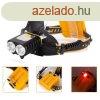 Extra fnyerej, 300W dupla P50 COB LED akkus fejlmpa bizto