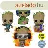 POP! 4 Pack Marvel: I Am Groot - Groot Special Edition (Glow