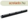 ACT 24-port Patch Panel 1U Black