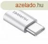 HUAWEI adapter (microUSB aljzat - Type-C, adattvitel s tl