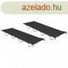 2 db fekete oxford szvet s acl kempinggy 180 x 60 x 19 c