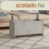 Betonszrke szerelt fa dohnyzasztal 102 x 55,5 x 52,5 cm