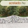 3 db ves horganyzott vas gabion kosr 200x50x40/60 cm