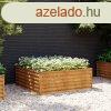 Corten acl kerti magasgys 100x100x36 cm