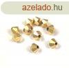 Preciosa bicone gyngy - Crystal Full Aurum - 4mm