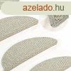 15 db szizl hats szrke ntapad lpcssznyeg 56x17x3 cm