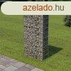 Horganyzott acl gabion fal fedllel 50 x 20 x 100 cm