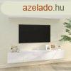 4 db magasfny fehr fali TV-szekrny 100 x 30 x 30 cm