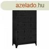 Fekete acl zrhat szekrny 90 x 40 x 180 cm