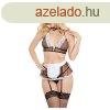 Dreamgirls Sheer Mesh Maid - szobalny jelmez (S-L)