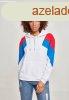 Urban Classics Ladies Oversize 3-Tone Block Hoody wht/firere