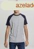 Urban Classics Raglan Contrast Tee grey/navy