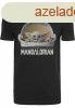 Mr. Tee Baby Yoda Mandalorian Logo Tee black