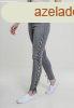 Urban Classics Ladies Denim Lace Up Skinny Pants grey