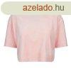 Pl Urban Classics Ladies Velvet Short Kimono Tee pink