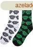 Mr. Tee Green Day Socks 2-Pack black/white