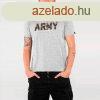 Frfi pl Alpha Industries Army Camo T-shirt Grey