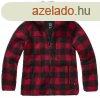 Brandit Teddy ni fleece dzseki, red/black